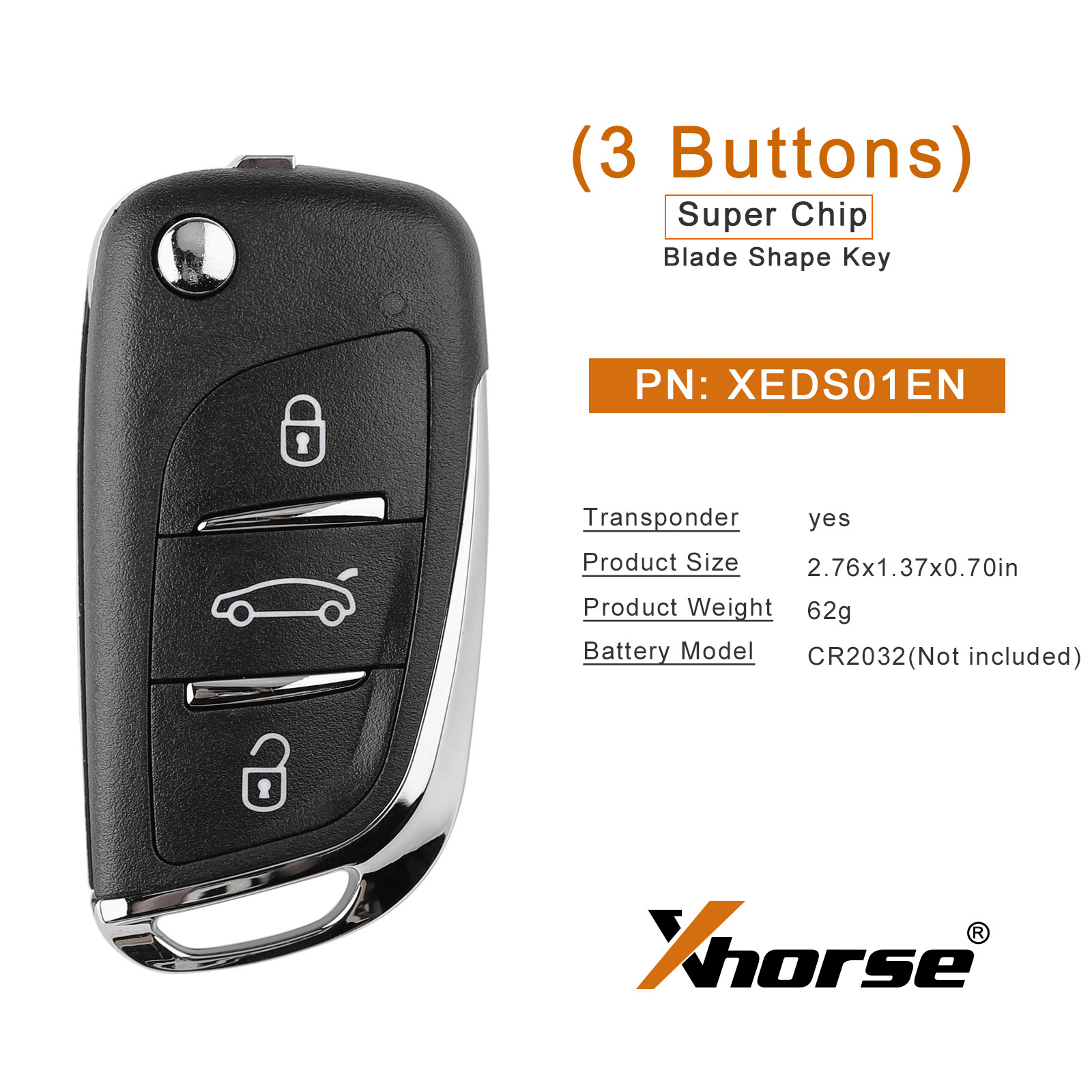 Battery XHORSE DS SUPER REMOTE, Number Of Buttons: 3 at Rs 750/piece in  Delhi